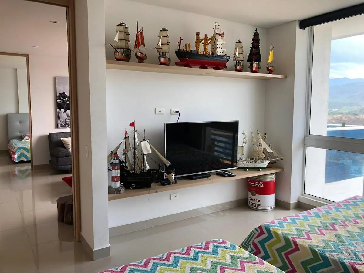 Hermoso apartamento con ingreso directo a la playa Santa Marta  0*, Santa Marta (Magdalena)